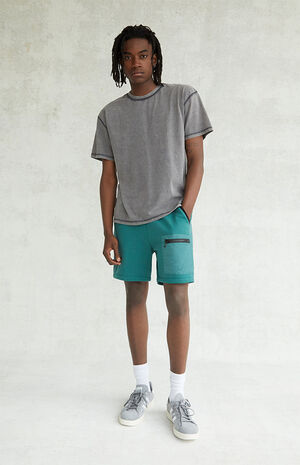 Nylon Volley Mixed Sweat Shorts Nylon Volley Mixed Sweat Shorts image number null
