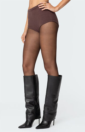 Ashlin Knit Micro Shorts image number 4