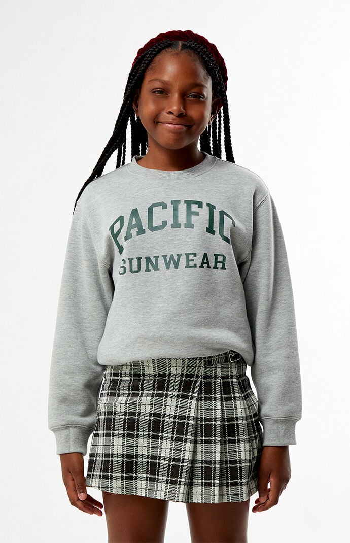 Pacsun Kids Plaid Buckle Mini Skort