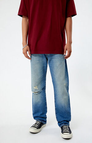 Indigo Blue 501 Original Fit Jeans image number 1