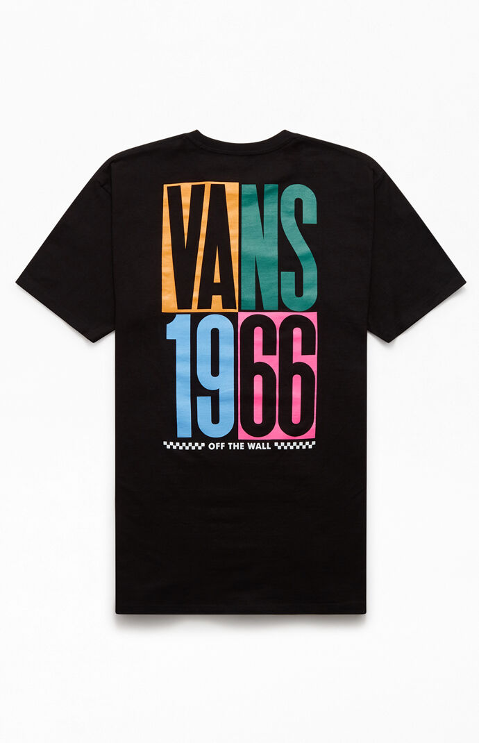 multi colored vans shirt