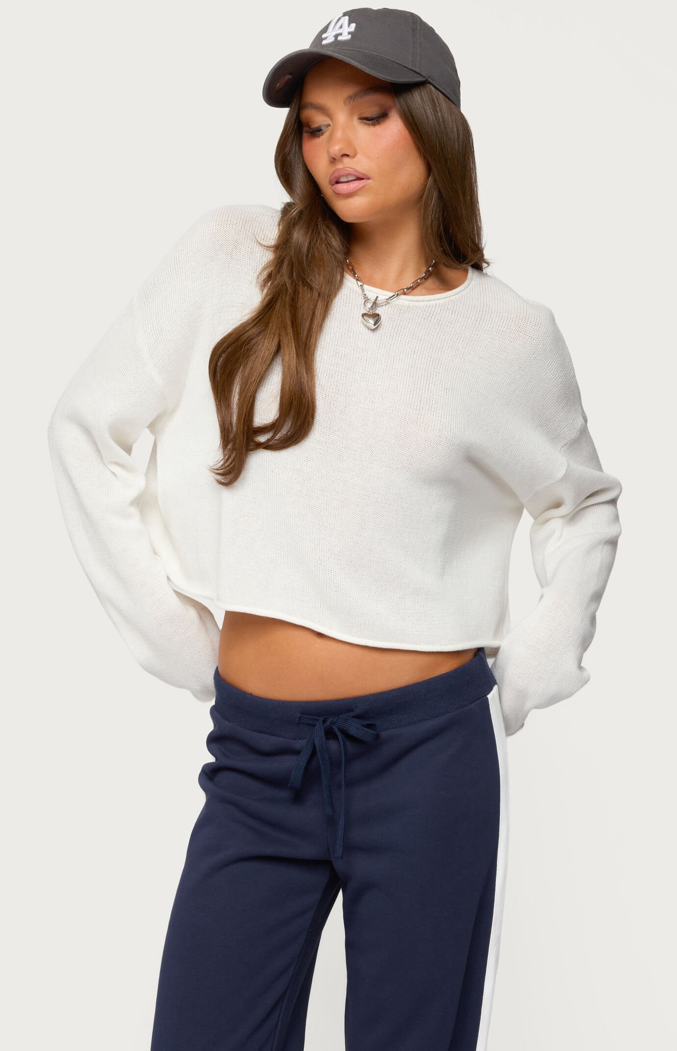 Edikted Leta Knit Long Sleeve Top