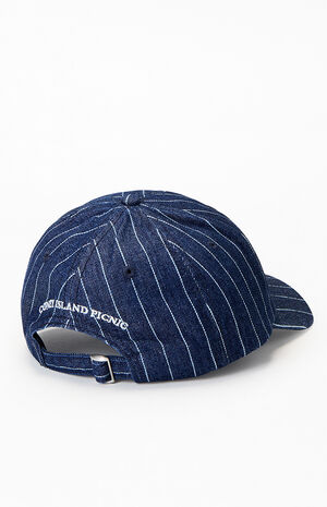Pinstripe Denim NY Rugby League Dad Hat image number 2