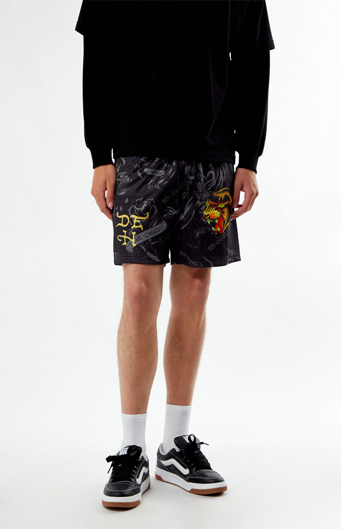 Ed Hardy Panther Mesh Shorts | PacSun