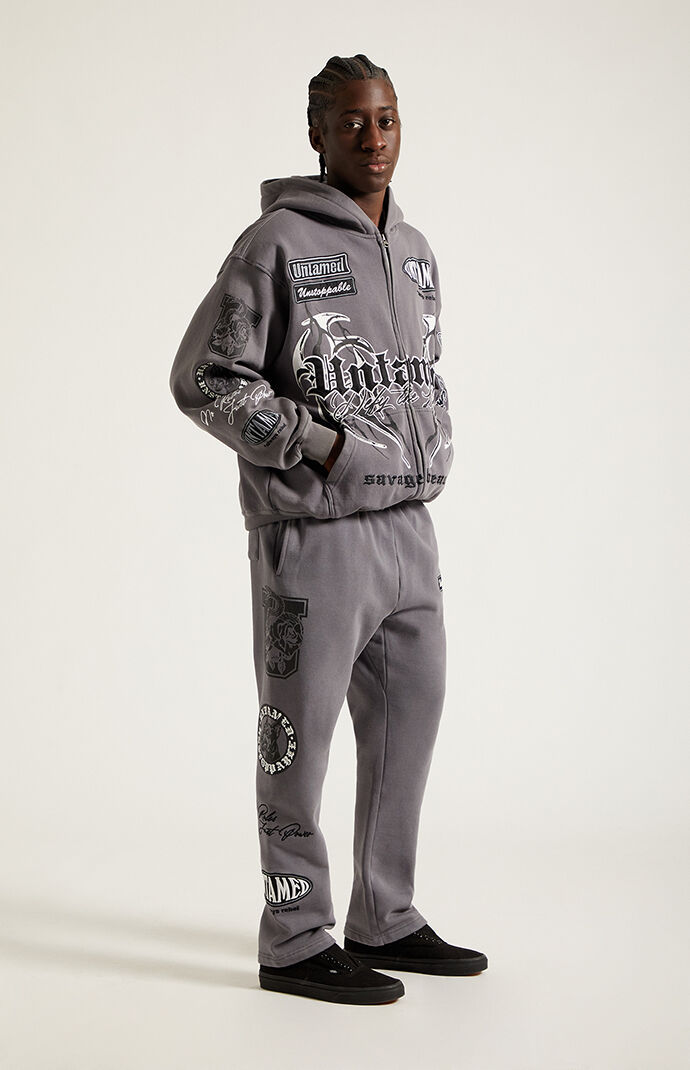 Pacsun Untamed Fleece Straight Leg Sweatpants | Pacsun