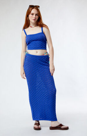 Emma Pointelle Midi Skirt image number 1