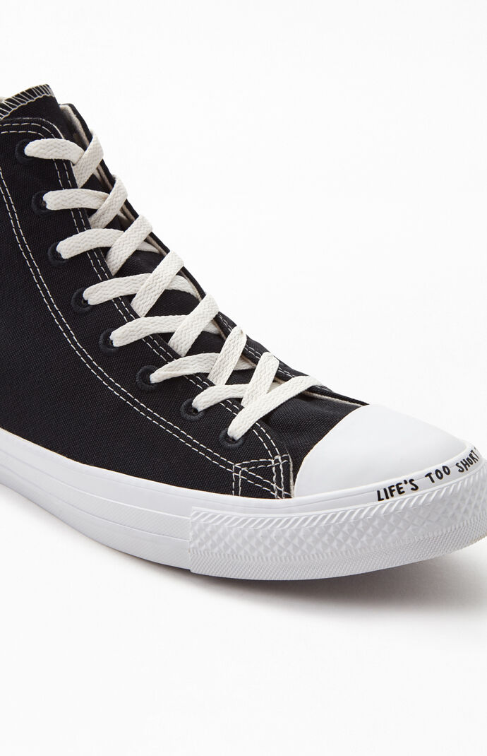 Life S Too Short To Waste Converse High Tops Quality Assurance Protein Burger Com