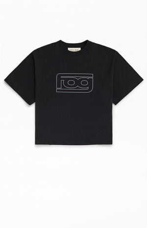 Kids Vintage Black Racing Merch T-Shirt image number 1