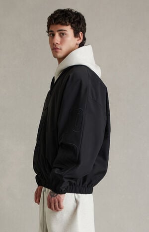 Vintage Black Active Trace Half Zip Track Jacket image number 3