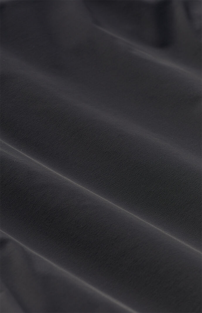 Fear of God ESSENTIALS Black Nylon Fleece Mock Neck Sweatshirt