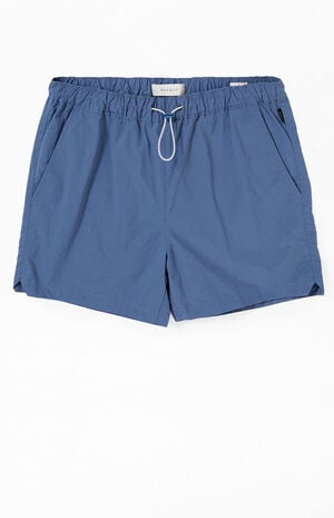 Blue Nylon Shorts image number 1