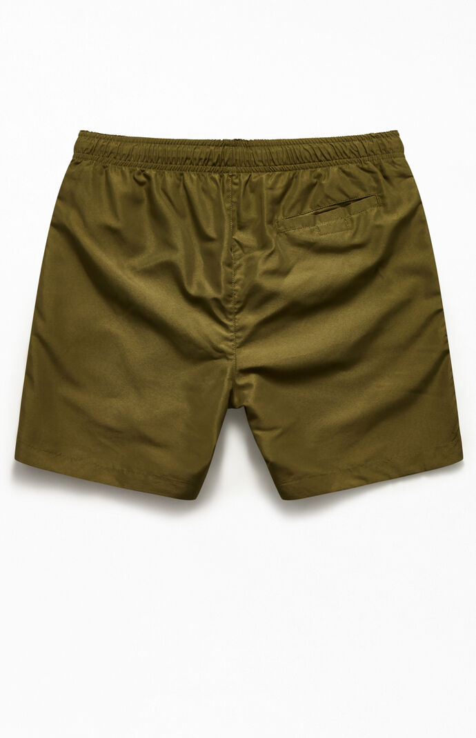 By PacSun Logo Patch 17" Swim Trunks