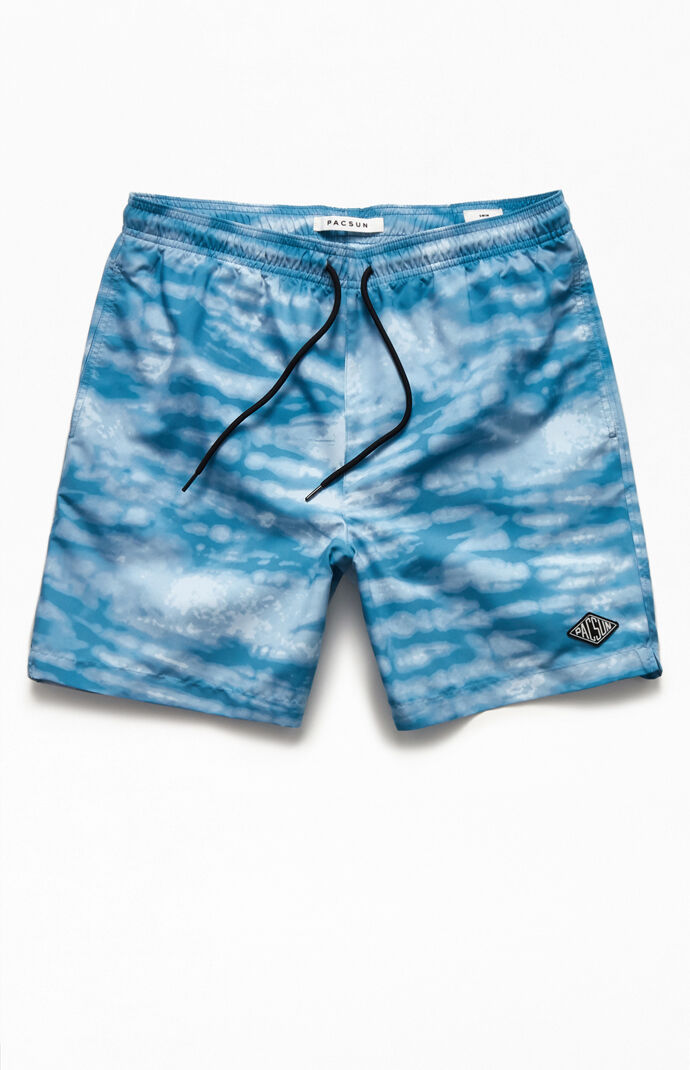 Blue Tiger 17" Swim Trunks
