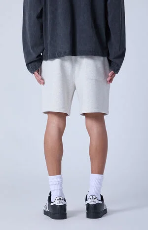 Oatmeal Fleece Volley Shorts image number 4