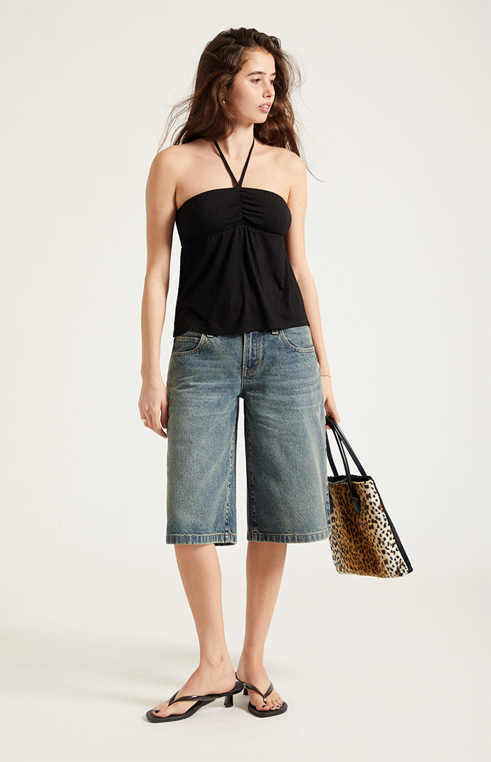 Pacsun Peyton Extreme Jorts Dark Blue