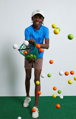 Eco Brown Denim Shorts image number 1