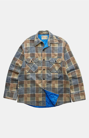 Blue '80s Shacket Jacket image number 1