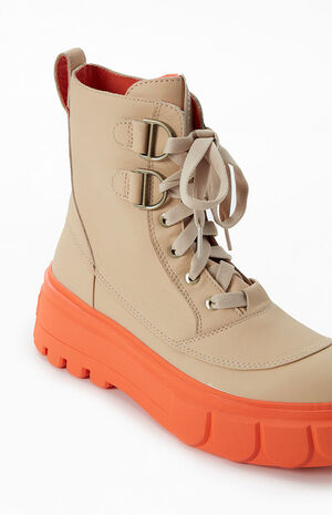 Women's Tan Caribou X Lace Boots image number 6