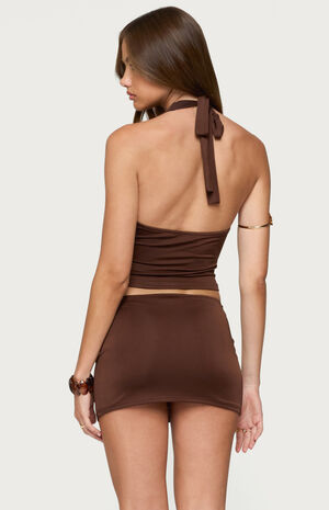 Isaiah Abstract Ring Halter Top image number 3