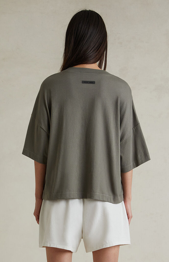 Fear of God ESSENTIALS Women's Cloud White Lounge Shorts | Pacsun