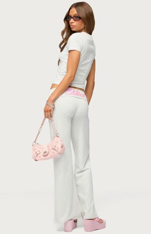 WKND Sequin Foldover Pants image number 5