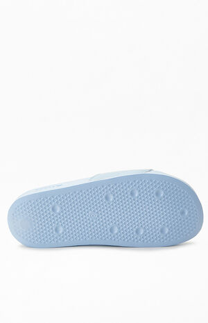 Women's Blue Adilette Slide Sandals Women's Blue Adilette Slide Sandals image number null