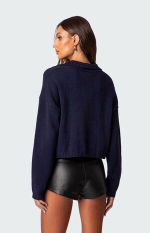 Marcie Oversized Cropped Sweater image number 5