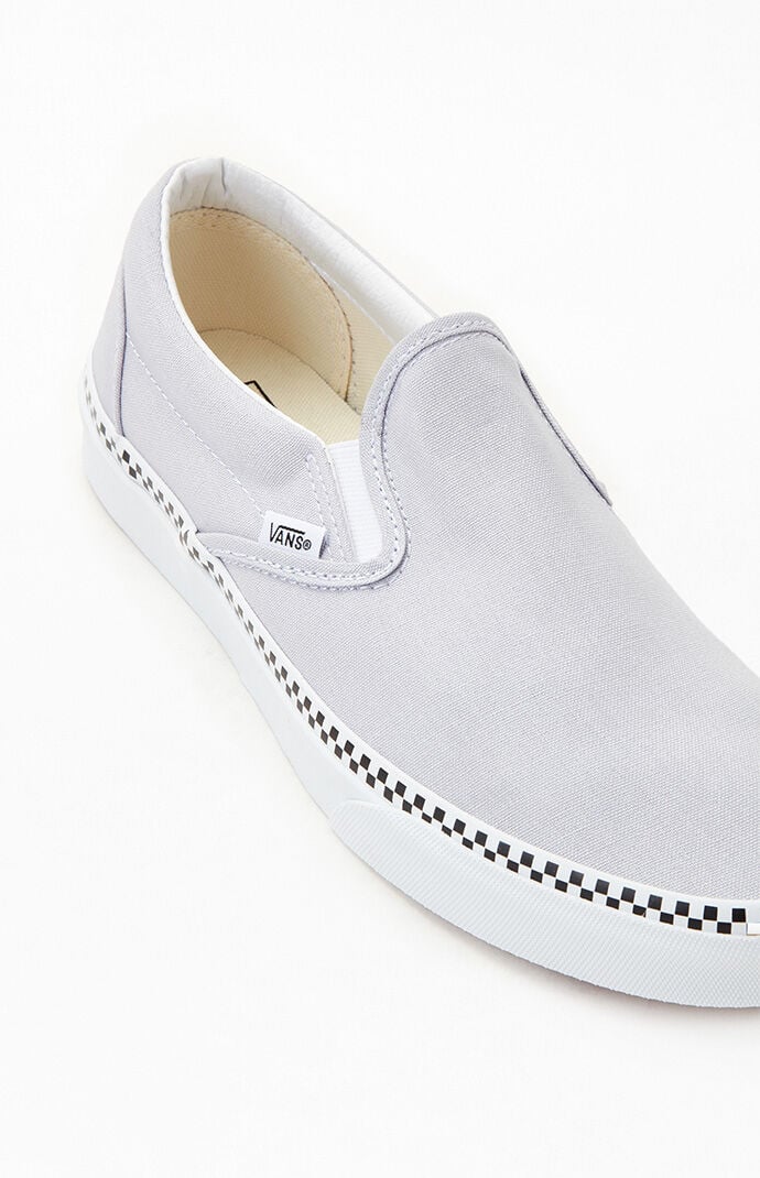 Vans Checker Stripe Classic Slip On Sneakers PacSun