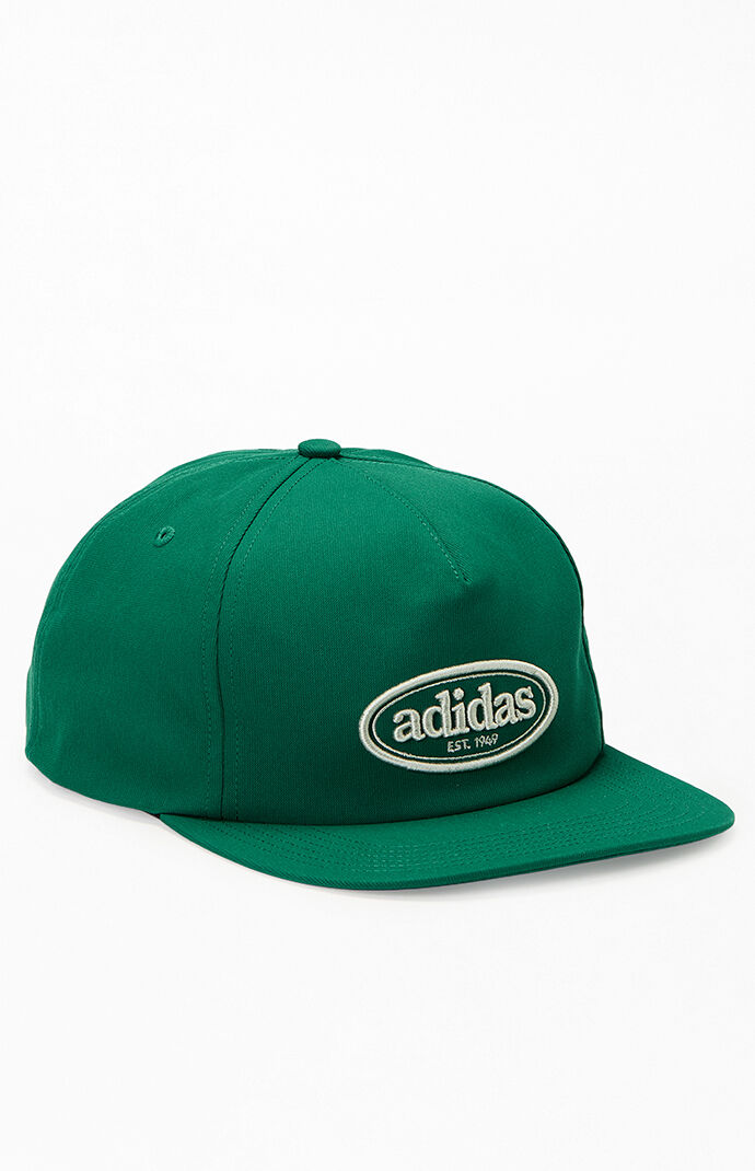 Adidas Relaxed Roam Strapback Hat in Green