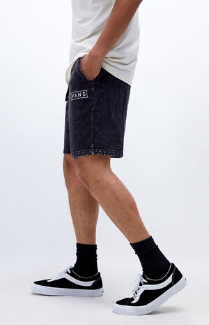 Mineral Wash Loose Fleece Sweat Shorts image number 3