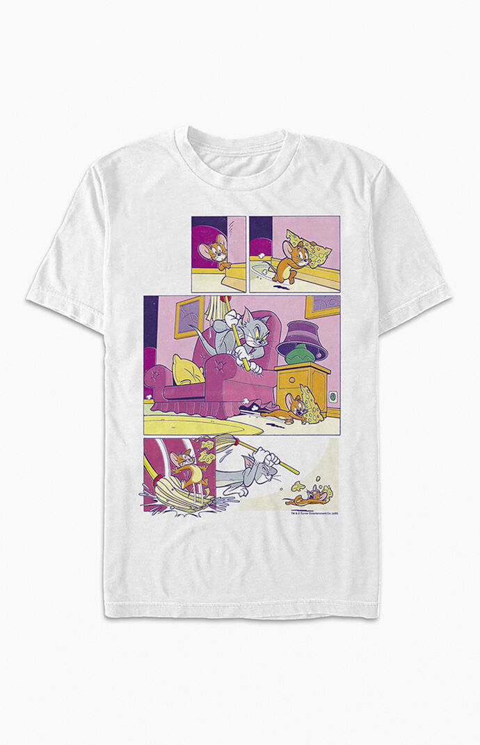Tom And Jerry Cheese Comic T-Shirt