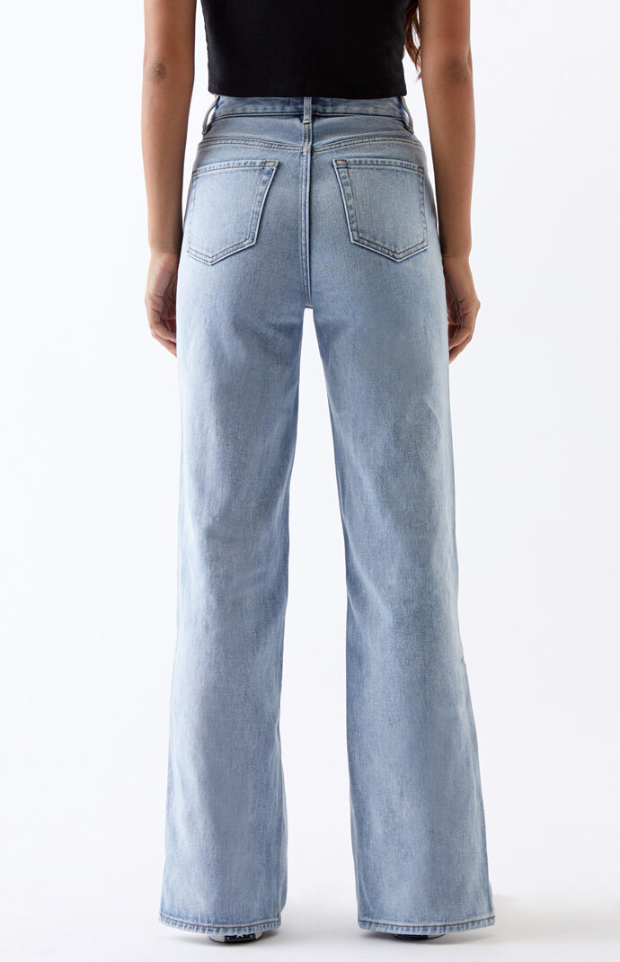 PacSun Side Slit Light '90s Boyfriend Jeans at PacSun.com