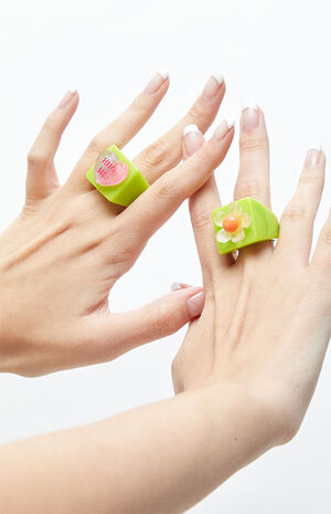 2 Pack Disco Rings image number 2