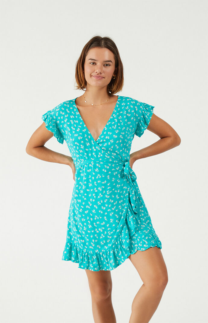 Billabong Wrap And Roll Mini Dress PacSun