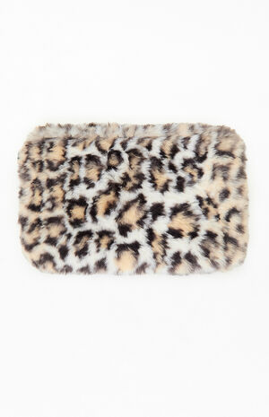Leopard Faux Fur Shoulder Bag image number 4