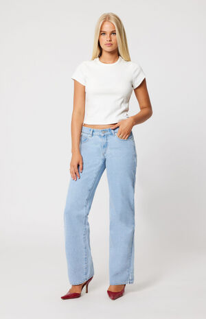 Kendall 99 Low Rise Wide Leg Jeans image number 2