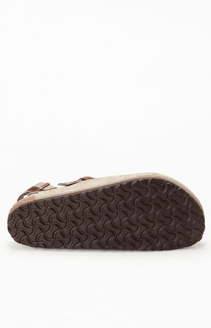 Tokio Suede Leather Clog Taupe image number 4