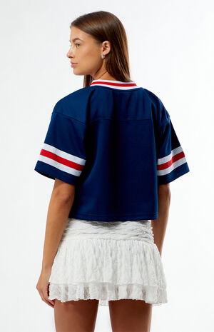 Mississippi Ole Miss Cropped Football Jersey image number 4