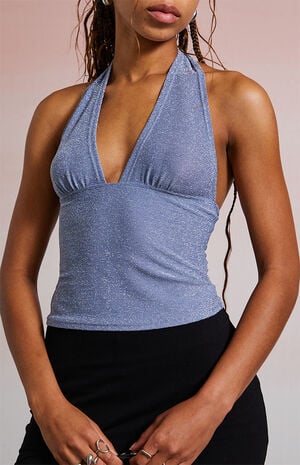 Gina Shine Halter Top image number 2