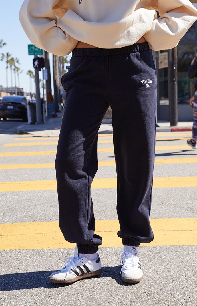 John Galt Blue New York Rosa Sweatpants PacSun