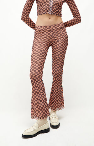 Night Fever Flare Mesh Pants image number 1