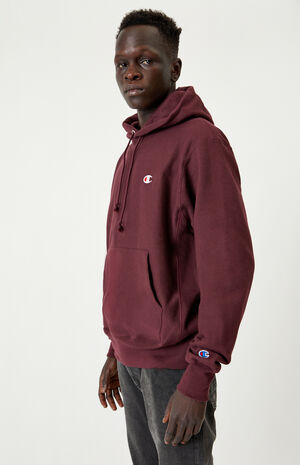 Mini C Reverse Weave Pullover Hoodie image number 3