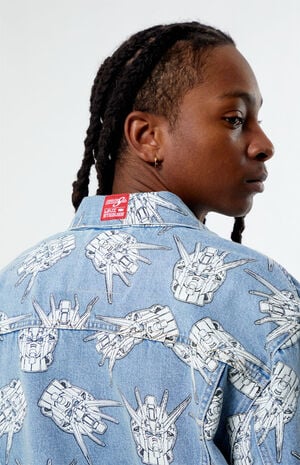 x Gundam Denim Trucker Jacket image number 3