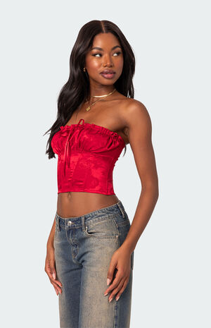 Elaine Satin Corset image number 4