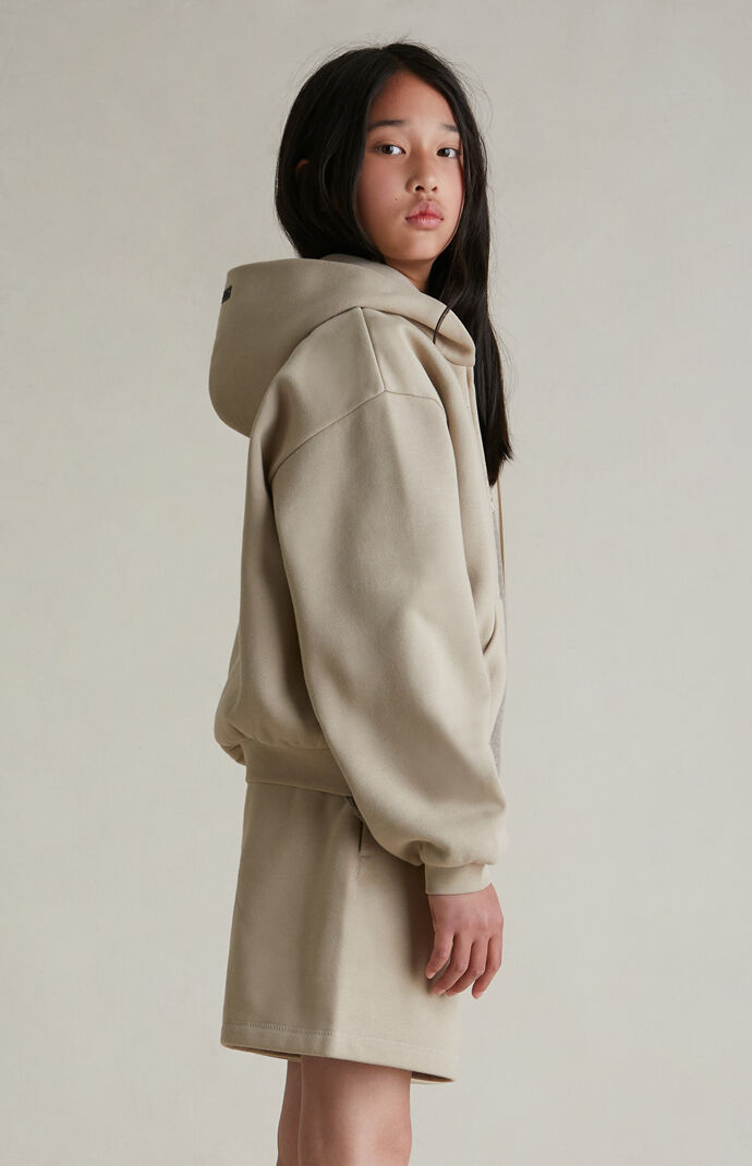 Fear of God ESSENTIALS Kids Timber Full Zip Fleece Hoodie