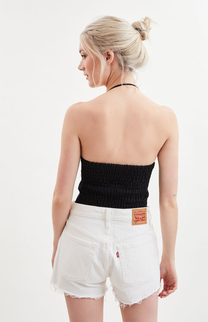 Cinch Front Halter Top