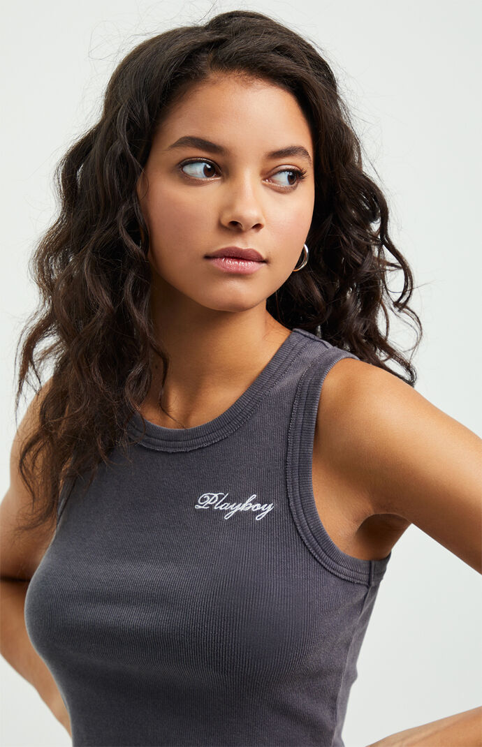 By PacSun Boyfriend Ribbed Tank Top