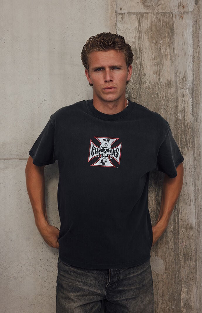 West Coast Choppers Skeleton Cross T-Shirt