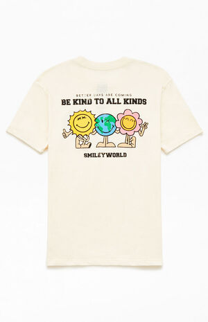 Kids Smiley Be Kind T-Shirt image number 1