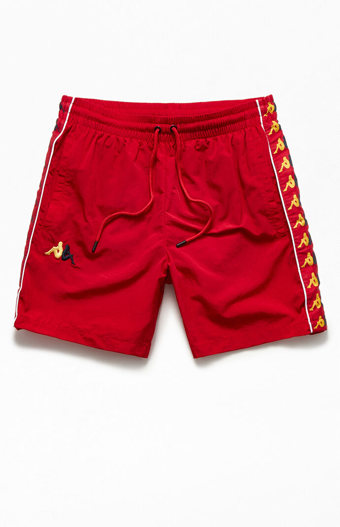 Red Authentic Xtabi 15" Swim Trunks